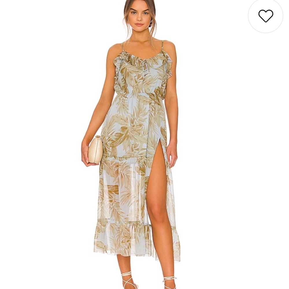 Midsummer Dress in Sea Wind AMUSE SOCIETY sz M